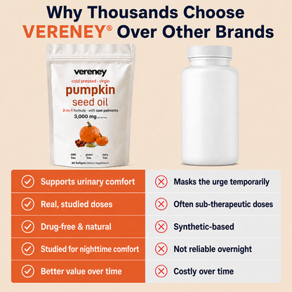 Vereney Cold Pressed Virgin Pumpkin Seed Oil with Saw Palmetto